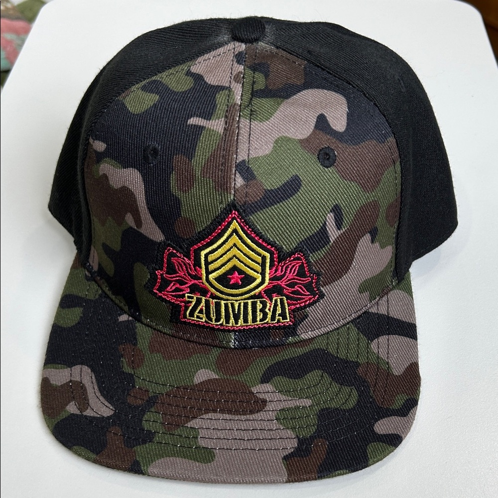 ZUMBA NWOT Camouflage Snapback Hat